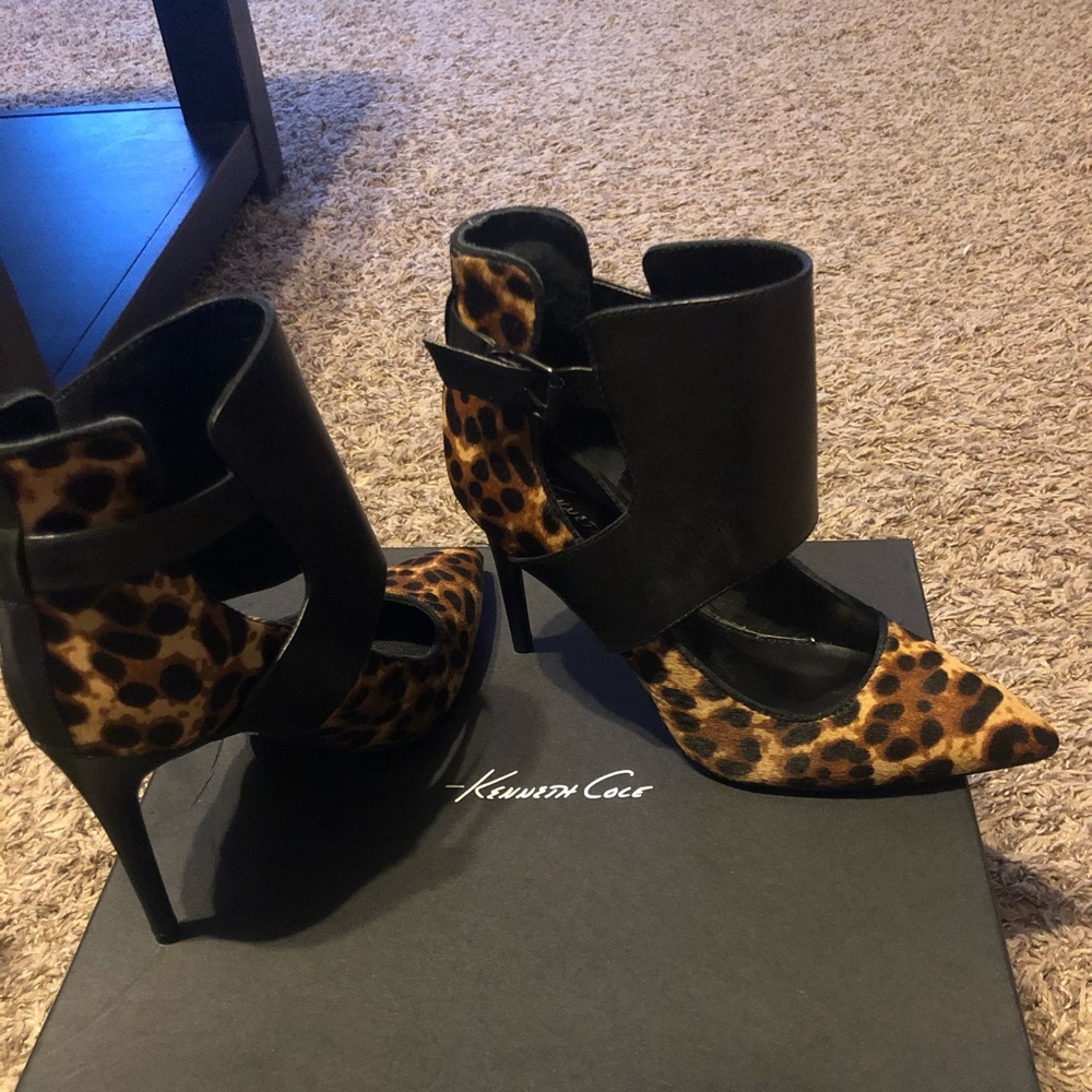 Kenneth Cole cheetah heels